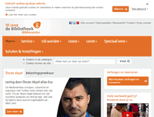 Tablet Screenshot of bibliocenter.nl